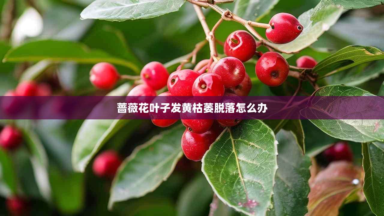 2蔷薇花叶子发黄枯萎脱落怎么办